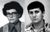 Elżbieta Potrykus i Tadeusz Wołyniec. Zdjęcia z czasów działalności opozycyjnej.