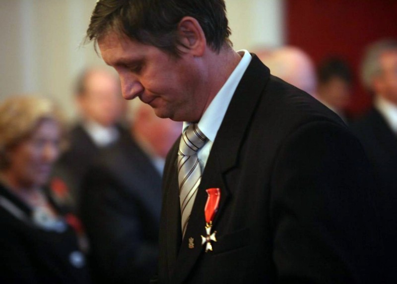 Tadeusz Wołyniec w Belwederze